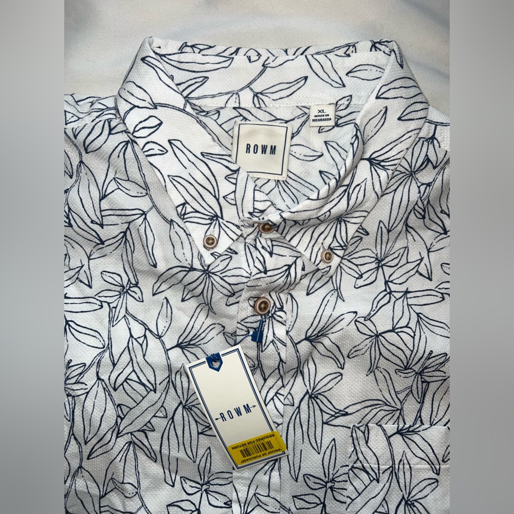 ROWM mens dress shirt
